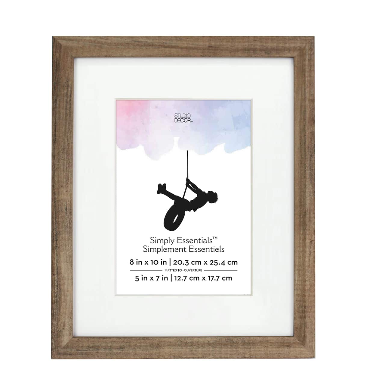 12 Pack: Natural Frame with Mat, Simply Essentials™ by Studio Décor®